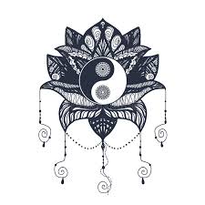 A yin yang necklace made with natural gemstones can be used in meditation to. Yin Yang Tattoo Stock Illustrations 694 Yin Yang Tattoo Stock Illustrations Vectors Clipart Dreamstime