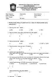 Soal matematika kelas 5 semester 2 pdf. Top Pdf Soal Matematika Ujian Semester 2 Kelas 5 Versi 2 123dok Com