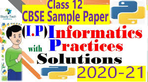 12th Ip Python Cbse Sample Paper 2021 With Solution Cbse Marking Sc Sample Paper Marking Scheme Paper