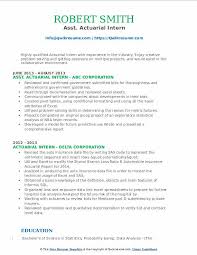 Many job candidates might find a cover letter difficult to write, but it's often the difference between being called for an interview or being overlooked in favor of another candidate. Actuarial Intern Resume Samples Qwikresume