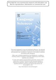 Pdf Ecolinguistics The State Of The Art And Future Horizons