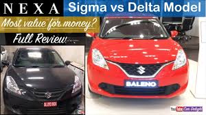 Is seat height adjustment available with baleno delta variant? Maruti Baleno Sigma Vs Delta Model Interior And Exterior Review Youtube