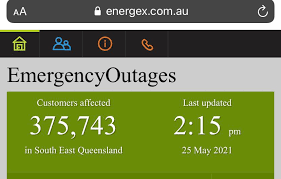 A fire and possible explosion caused a massive power outage that affected up to 375,000 energex a fire and possible explosion at a power station has caused an outage for about 375,000 customers. 0on3mgjnkpc 5m