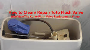 Your dual flush toilet can continue to run because of many problems like a faulty seal or flapper. How To Clean Repair Toto Toilet Fill Flush Valve See Desc For Korky Youtube