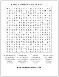 ▸ invented words related to band. 70 S Rock Bands Printable Word Search Puzzle Word Search Addict