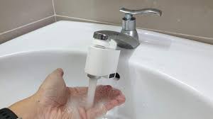 Using your cloth, soak up the mixture and then apply the cloth around your faucet, letting it rest there for 10 minutes. Review Xiaomi Zajia Automatic Water Saver Faucet Nasi Lemak Tech