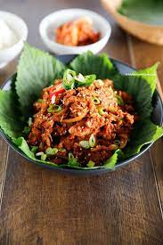 Spicy Pork Bulgogi Rice Bowl Recipe Bulgogi Asian Recipes Spicy Pork