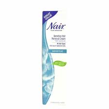 nair sensitive hair removal cream