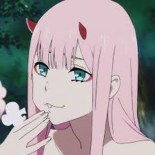 Marshmallow Zero Two Icons From Darling In The Franxx Aesthetic Anime Anime Anime Icons