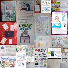 The goal of the contest is to engage young people in creating posters to encourage other young people to use the internet safely and securely. Poster Making Competition On Cyber Security For Grade 6 8 Vydehi School