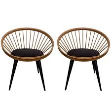 Pair Of Circle Chair Of Yngve Ekstrom 1 Luxury Chairs Outdoor Dining Chair Cushions Dining Chairs