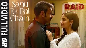Sanu Ek Pal Chain Atif Aslam Mp3 Song Download Full Video Sanu Ek Pal Chain Song Raid Ajay Devgn Ileana D Cruz Raid In Cinemas Now Youtube In Cinemas Now Songs Ileana D Cruz