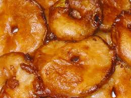 Apple Fritters Recipe Jewish Batter Fried Apple Rings Whats4eats