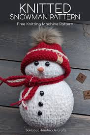 We hand knit blankets and other knits from super chunky merino wool, vegan and chenille yarn and offer these yarns at becozi.net to everybody who wants to try the fun of giant knitting. Free Knit Snowman Pattern Savlabot