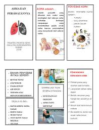 (smeltzer, 2001) asma bronchial adalah suatu penyakit saluran pernapasan bagian bawah yang disebabkan oleh alergi yang disertai gejela spesifik yaitu serangan dispneu ekspiratori. Leaflet Asma 1