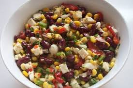 Bunter Salat Mit Kidneybohnen Mais Und Feta Rezepte Mit Feta Bunter Salat Kidneybohnen Rezept