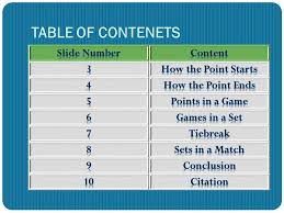 Keep in mind that a tennis competitor can only close out a set when leading by two or more. By Darren Mast How To Keep Score In Tennis Table Of Contenets Ppt Download