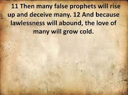 On sunday, may 19, 2013, white house senior ad visor, dan and because lawlessness will abound, the love of many will grow cold. He Who Endures To The End Shall Be Saved By Pastor Fee Soliven Matthew 24 6 14 Wednesday Evening September 28 Ppt Download