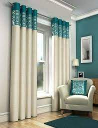 Turquoise room ideas with other colors, like blue, green, hot pink, gray, red, white, orange, purple, and even black to avoid it being boring. Turquoise Blue Blackout Curtains Curtains Living Room Teal Curtains Curtain Decor