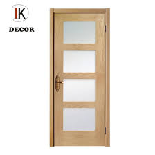 5 frosted glass solid core white finished interior barn door slab Building Materials Wooden Doors Wood Interior Door With Glass Glazed Door For Bathrooms China Wood Door Design Wood Door Price Made In China Com
