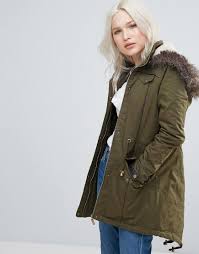 Brave Soul Parka Jacket With Faux Fur Trim Hood Get This Brave Soul S Fur Coat Now Click For More Details Worldwide Shipping Brave Soul Mid Parka With Faux F Faux Fur Hooded Parka Faux Fur Hood Parka Coat