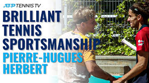 In doubles, he has completed the career grand slam. Lovely Sportsmanship By Pierre Hugues Herbert To Help Opponent During Match Madrid 2021 Shorts Youtube