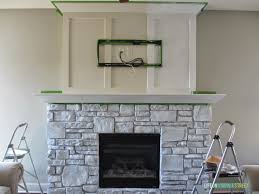 And what type of paint you should use if you are considering painting your brick. A White Washed Stone Fireplace Tutorial Life On Virginia Street