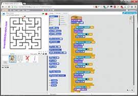 Then in the top left horizontal menu, click on backdrops. Scratch Programming Project Video Tutorial Maze Game Tpt