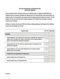 Fillable Online Cms Qhp Issuer Compliance Plan And