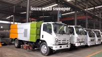 ISUZU Road Street Washing Cleaning Vacuum Sweeper Truck Vehicle China Price Cambodia After Service