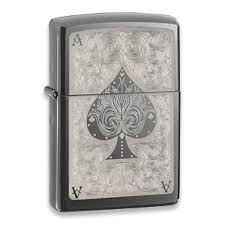 A zippo lighter is a reusable metal lighter produced by zippo manufacturing company of bradford, pennsylvania, united states. Zippo 28323 Ace Filigree Feuerzeug Lamnia