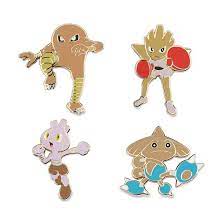 Image For Tyrogue Hitmonlee Hitmonchan Hitmontop Pokemon Pins 4 Pack From Pokemon Center Pokemon Pins Pokemon My Pokemon