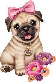 Pin By Nancy Jazmin On Cuties Png Cute Pugs Puppy Art Mosaic Animals
