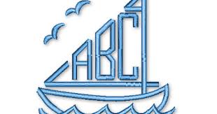 Sailboat Monogram Embroidery Designs Font Packs Quilting Designs