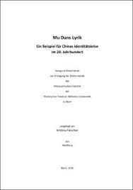 Fremdbestimmt pdf / cmi tages bewusstseins kongress zukunft mensch fremdbestimmt oder selbstbestimmt in chiang mai thailand. Mu Dans Lyrik Ein Beispiel Fur Chinas Identitatskrise Im 20 Jahrhundert