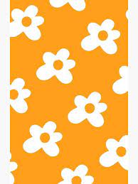 Orange version of the golf le fleur logo by tyler the creator. Golf Wang Flower Pattern Tyler The Creator Wallpaper Art Collage Wall Tyler The Creator