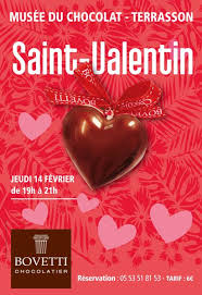 Saint Valentin Au Musee Du Chocolat Bovetti Terrasson Lavilledieu 24120