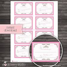 Princess Baby Shower Book Plate Stickers Printable Pink School Book Labels Girl Baby Shower Gi Baby Shower Book Baby Girl Shower Gifts Baby Shower Princess
