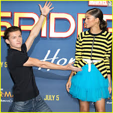 Tom holland zendaya zendaya style disney marvel i cant even in the flesh best actor marvel cinematic universe i love him mtv. Spider Man Homecoming S Zendaya Says Co Star Tom Holland Is A Really Good Person Tom Holland Zendaya Just Jared Jr