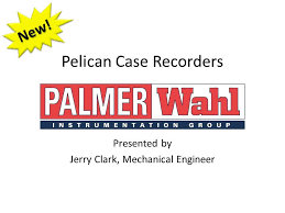 New Portable Pelican Case Circular Chart Recorders From Palmer Wahl