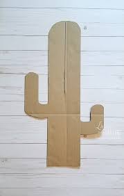 Cactus are very popular right now. How To Make An Easy Cardboard Cactus Living And Crafting