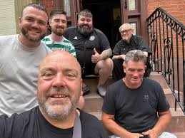 Well you never know who you'd meet Down the lower east side in manhattan.  Pictured with Fr Pat Maloney and the man who beat Mike Tyson Kevin McBride