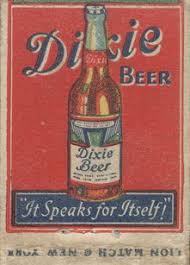 1930 S Dixie Beer Matchbook Cover Matchbook Matchbook Art Vintage Beer