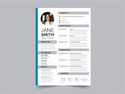 Free modern resume design template. Pin On Freebie Free File