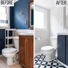 Before this bathroom remodel project, our downstairs half bath was in need of some serious updating. Half Bath Remodel Reveal The Handyman S Daughter