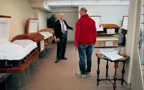 At Waters Funeral Home Richard Jacques Shows Rich The Selection Of Caskets Rich Started To Make Funeral Arrangements Shortly Before Home Funeral Home Casket