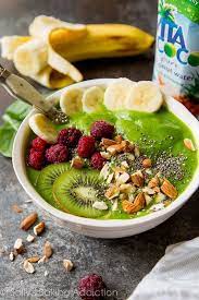Green Coconut Smoothie Bowl Makanan Sehat Mudah Menu Sarapan Sehat Makanan Ringan Sehat