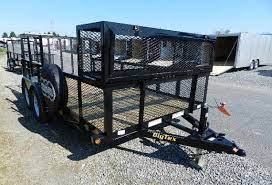 Big Tex 7 X 14 Landscape Utility Trailer Added Accessories Lawn Trailer Landscape Trailers Utility Trailer