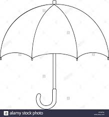 Black And White Umbrella Cartoon Pin Di Anak