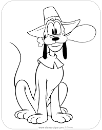 Make a fun coloring book out of family photos wi. Coloring Pages Thanksgiving Disney